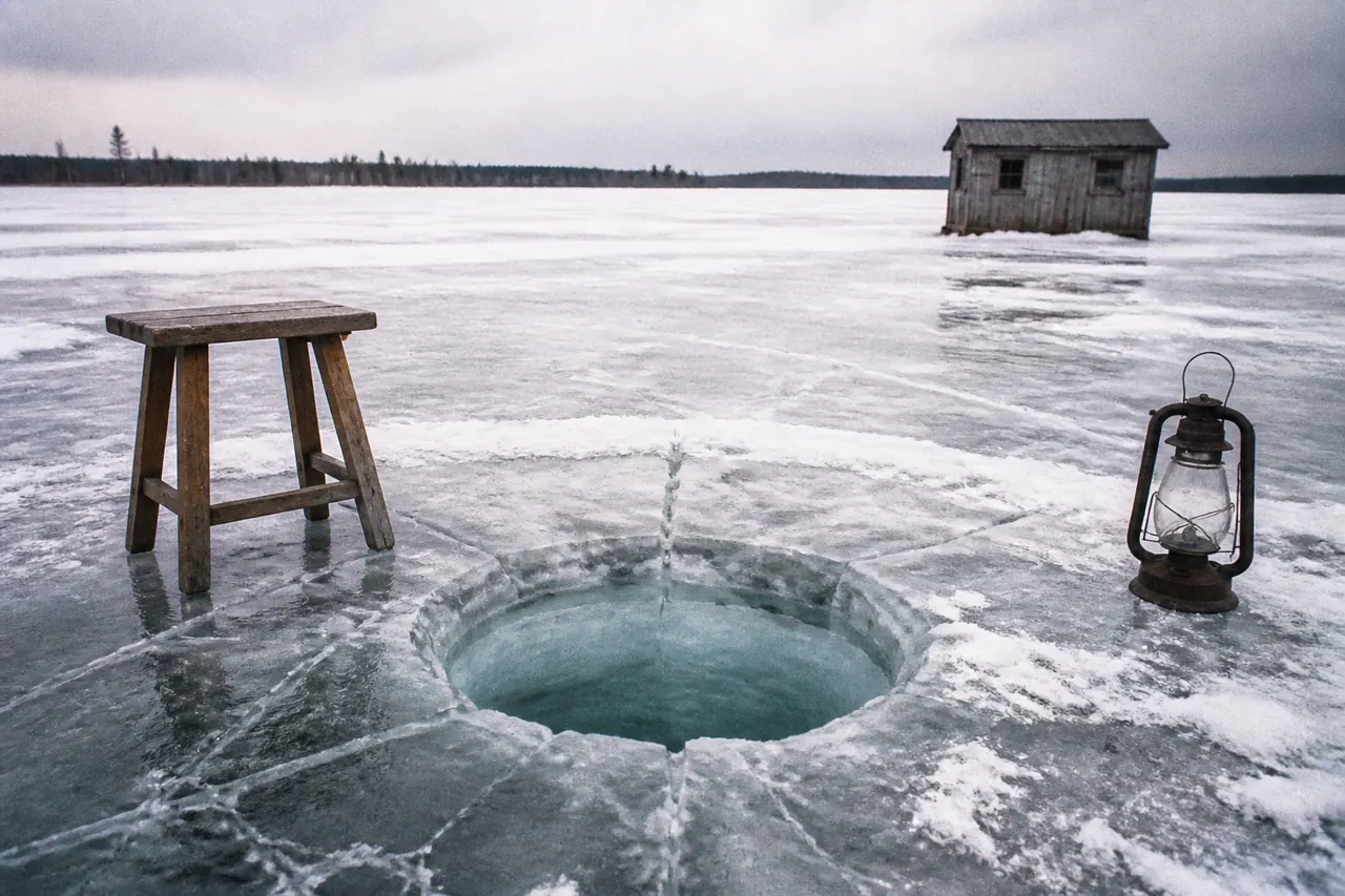 Open Ice Fish hole in a browser, toolbox closed on the ice